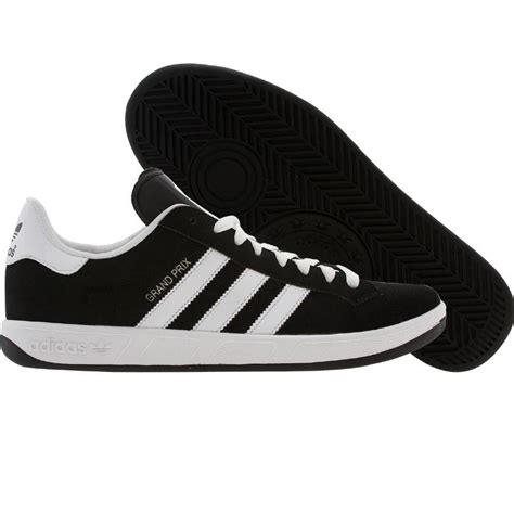 adidas grand prix schuhe schwarz|adidas GRAND PRIX BLACK/RUNNING WHITE G56615.